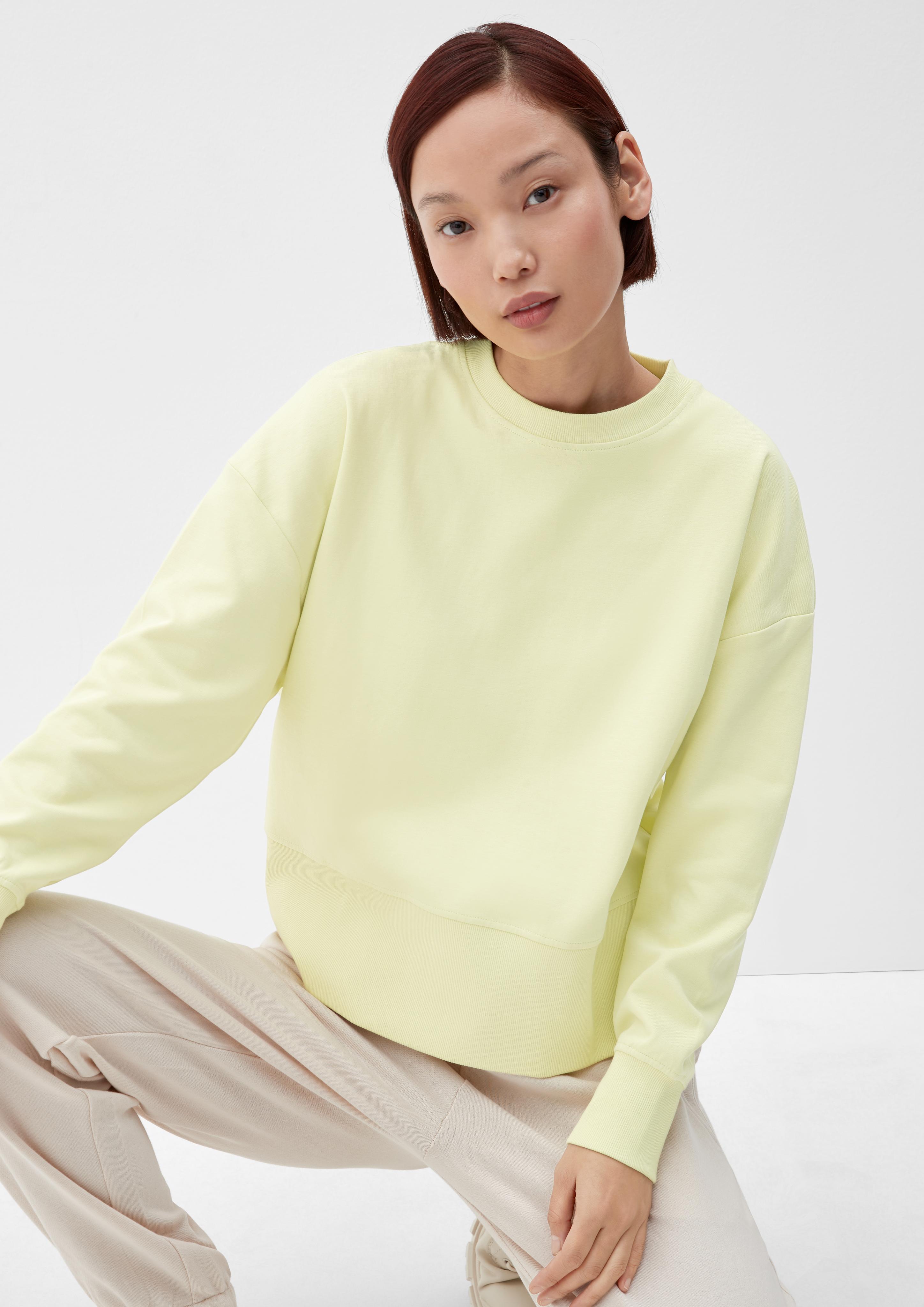 Sweatshirt mit Rippkragen  2121506-7015