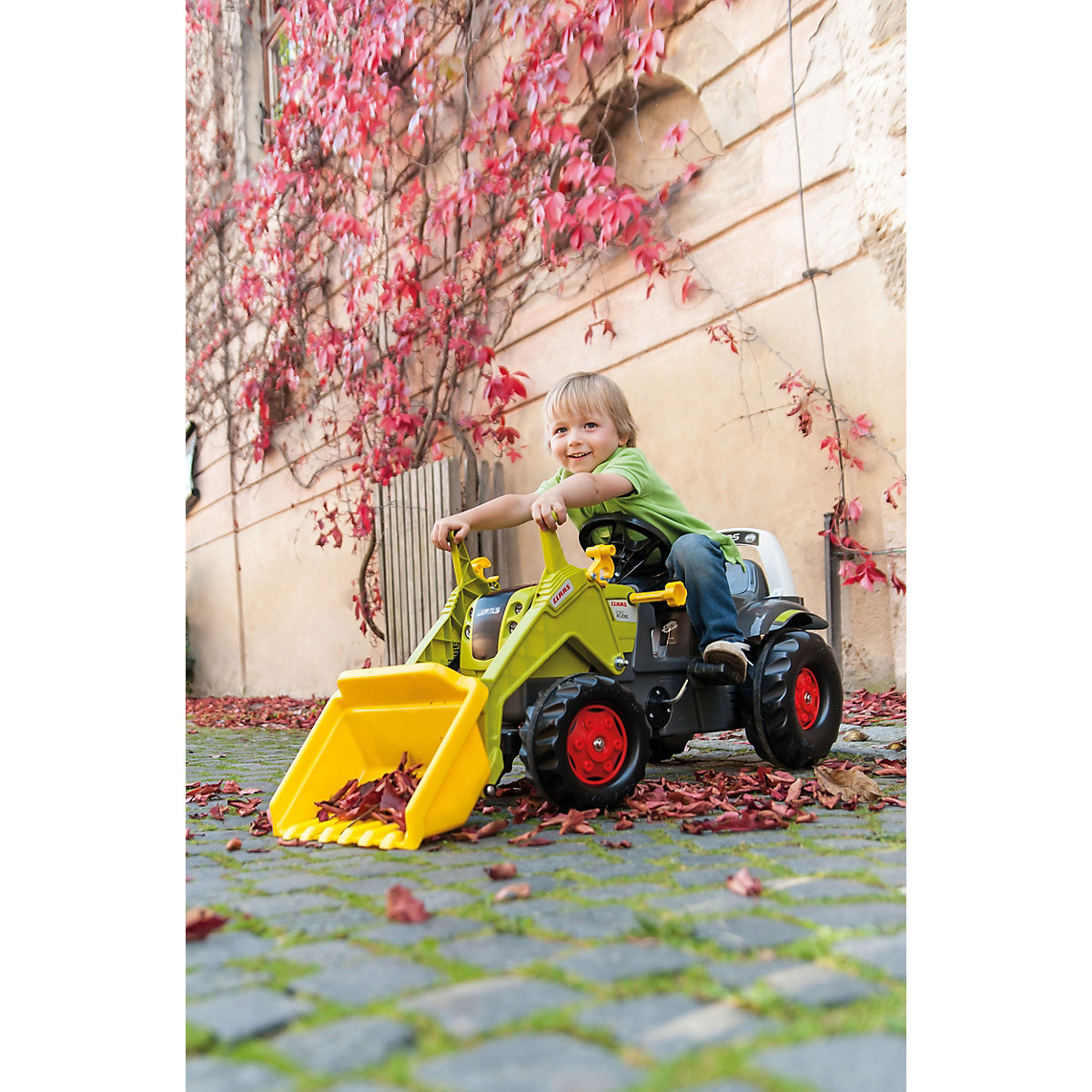 rollyKid Trettraktor Claas Elios mit Frontlader