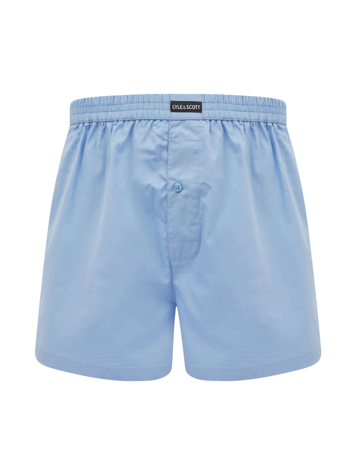 Lyle & Scott Boxer 3-Er Set in Pastellblau/Blau/Dunkelblau günstig kaufen