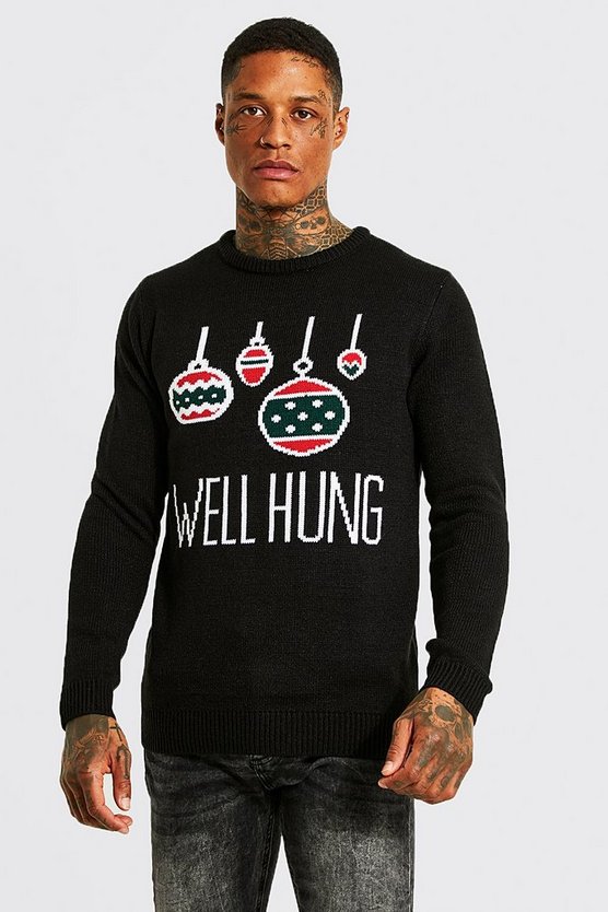 Well Hung Weihnachtspullover