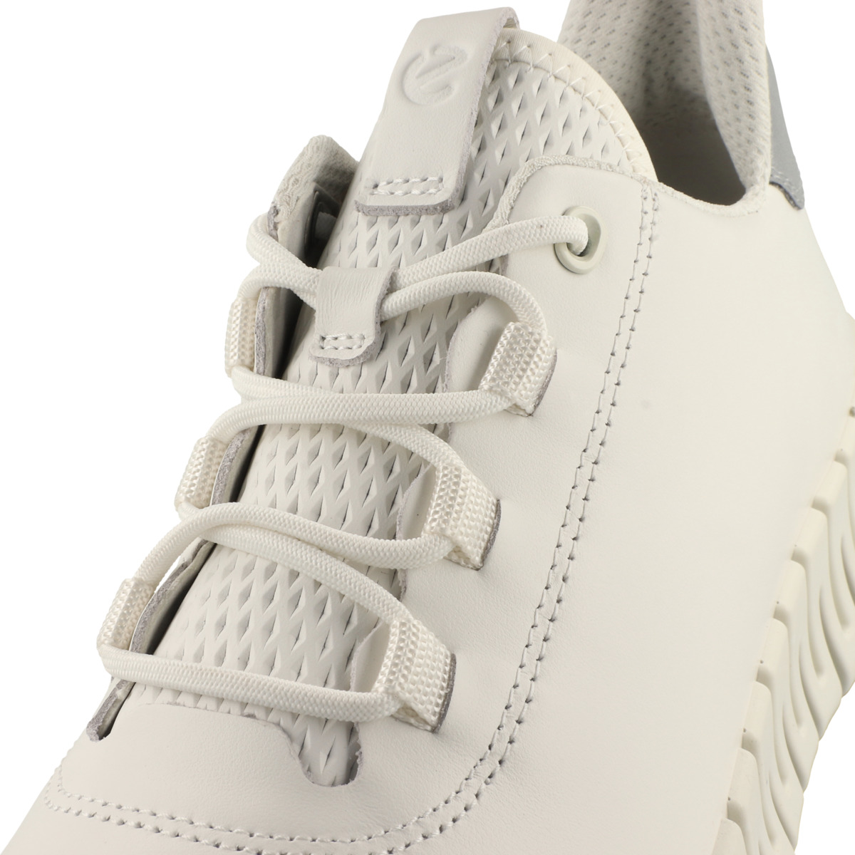 Ecco Gruuv Sneaker Low weiss