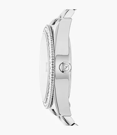 Fossil Damenuhr Scarlette 3-Zeiger/Datum Edelstahl