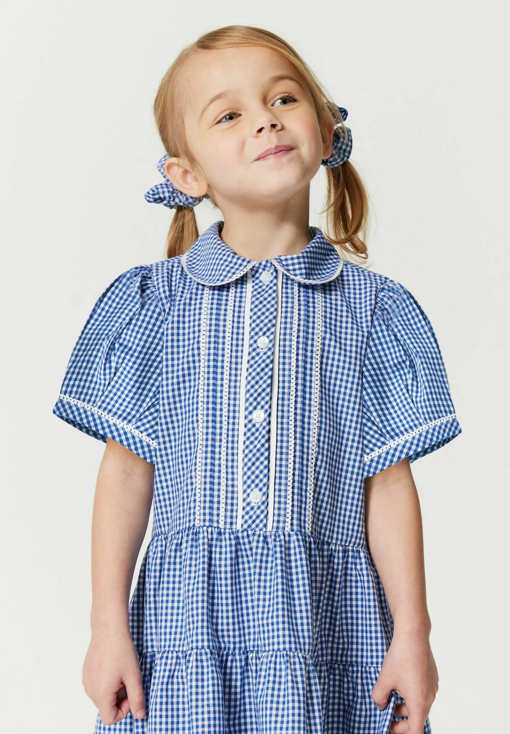 Clarks CONJUNTO DE COLEGIO Y COLLAR DE GUINGA - Vestido camisero