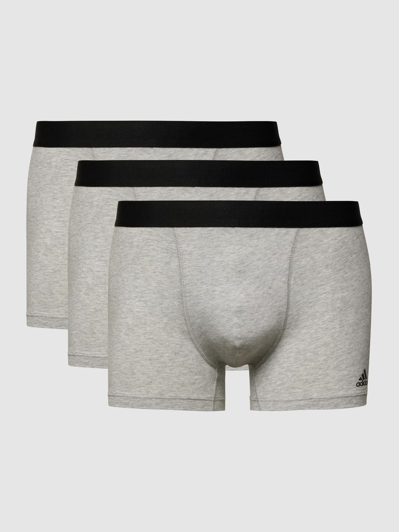 Trunks mit Baumwolle im 3er-Pack in mittelgrau