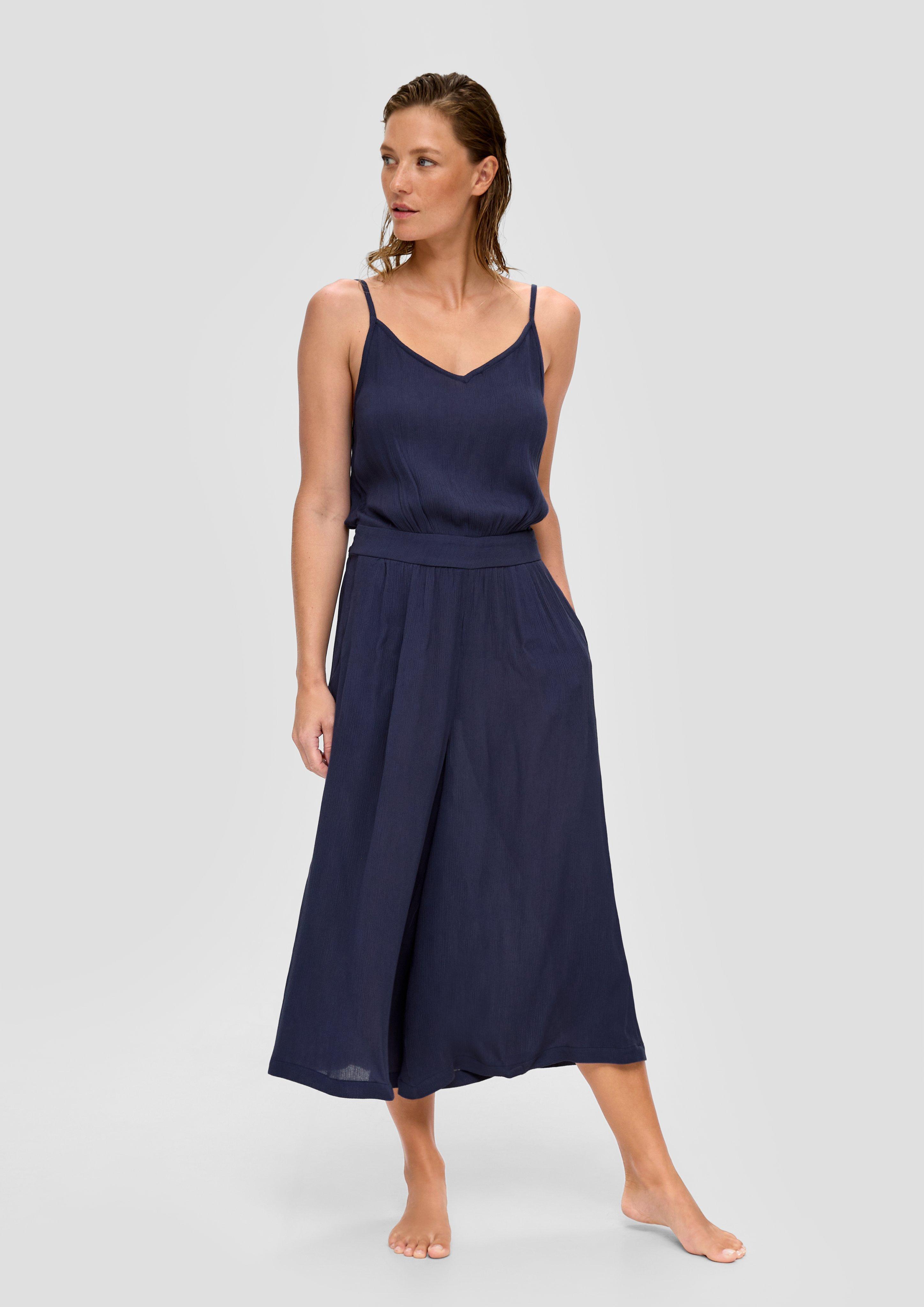 Wide Leg Strand-Jumpsuit aus reiner Viskose  6009047-5700