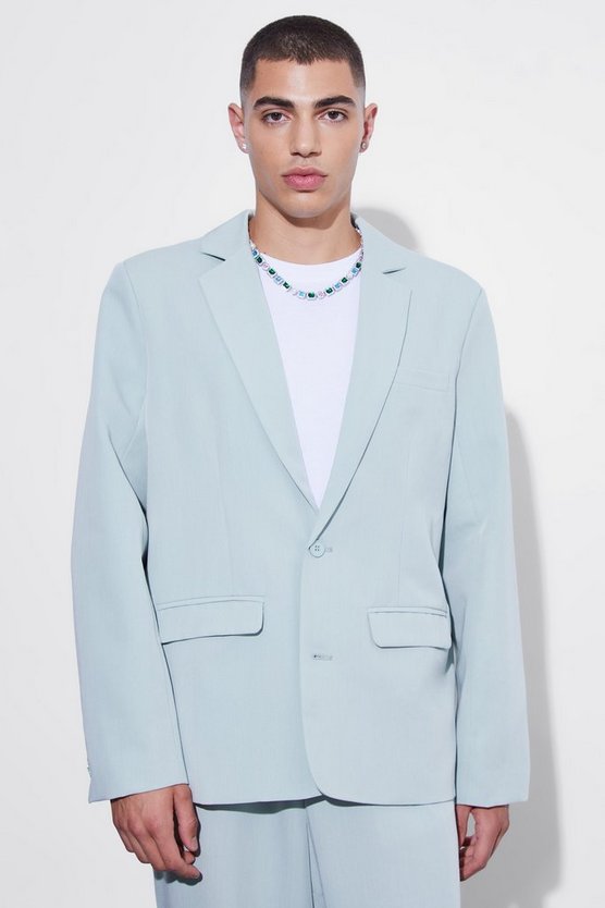 Einreihige Oversize Anzugjacke