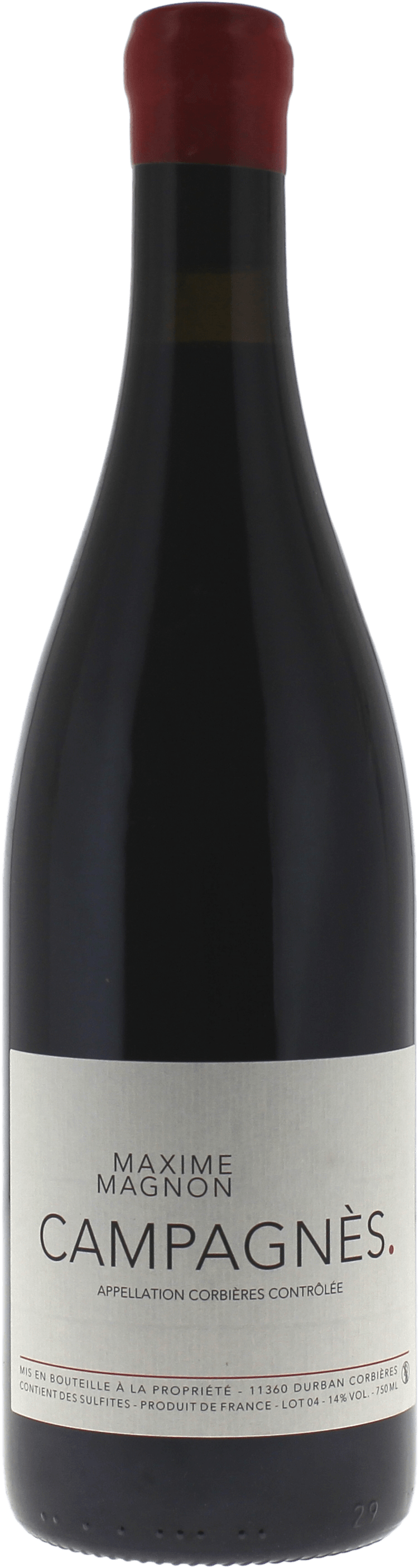 Campagnes domaine maxime magnon 2020