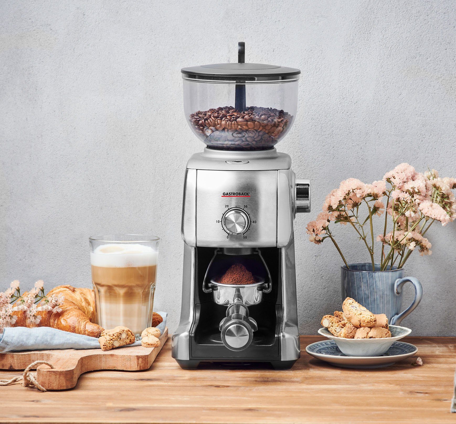 Gastroback Kaffeemühle 42642 Design Advanced Plus, 130 W, 400 g Bohnenbehälter