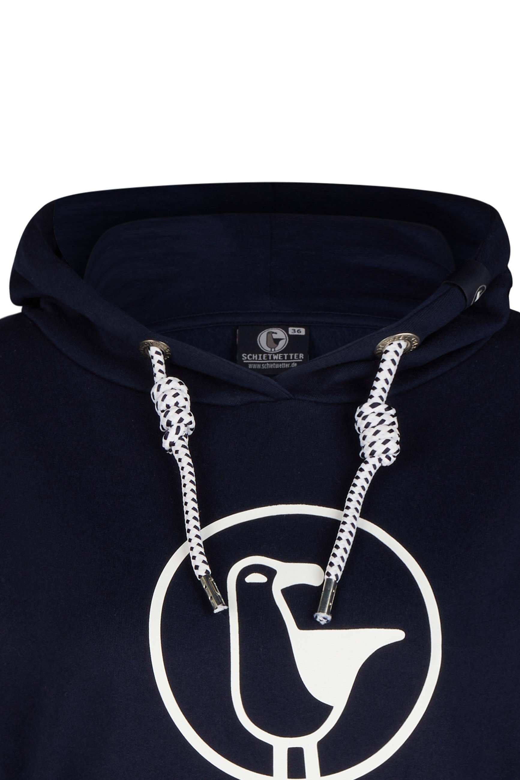 Schietwetter Kapuzenpullover Damen warm, kuschelig und gemütlich