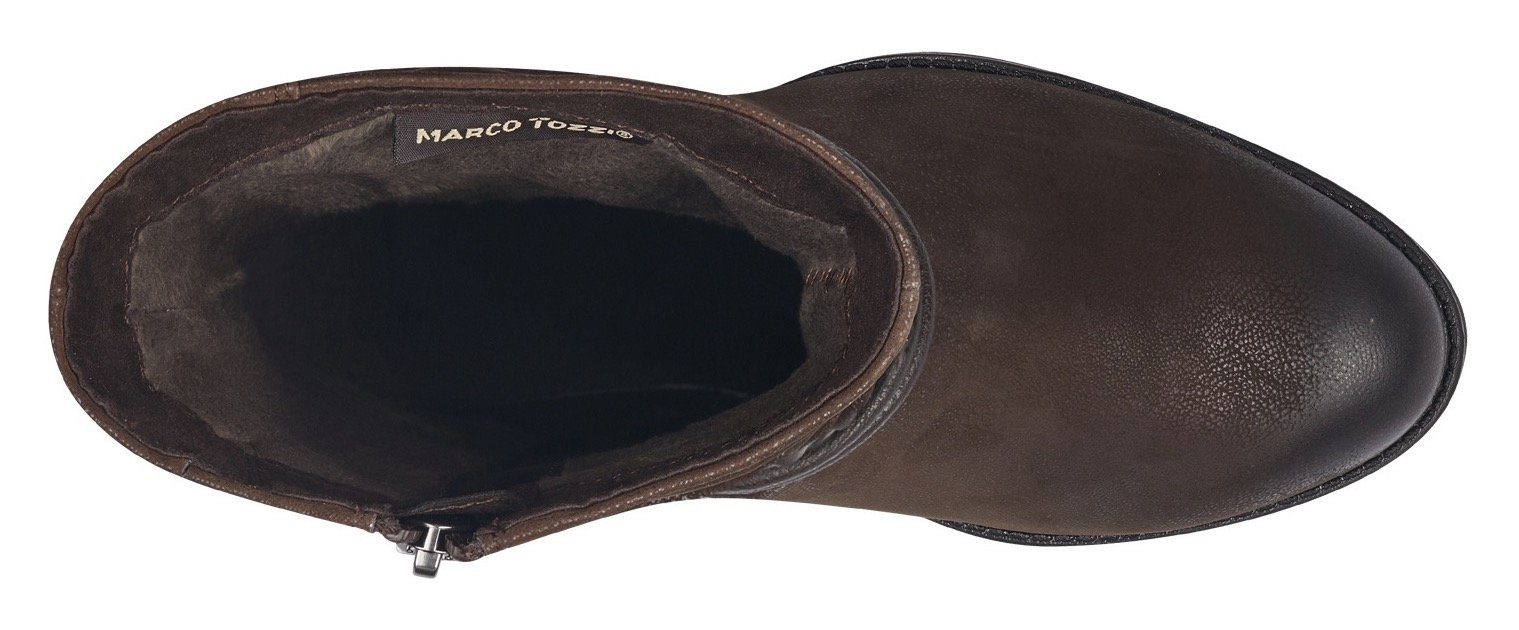 MARCO TOZZI Cowboy Stiefelette mit schönen Zierriemchen