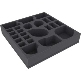 295 mm x 295 mm x 55 mm Schaumstoffeinlage für Brettspiele