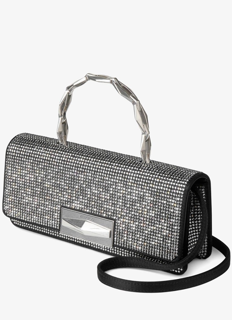 Borsa Jimmy Choo Diamond con dettagli in pelle di vitello
