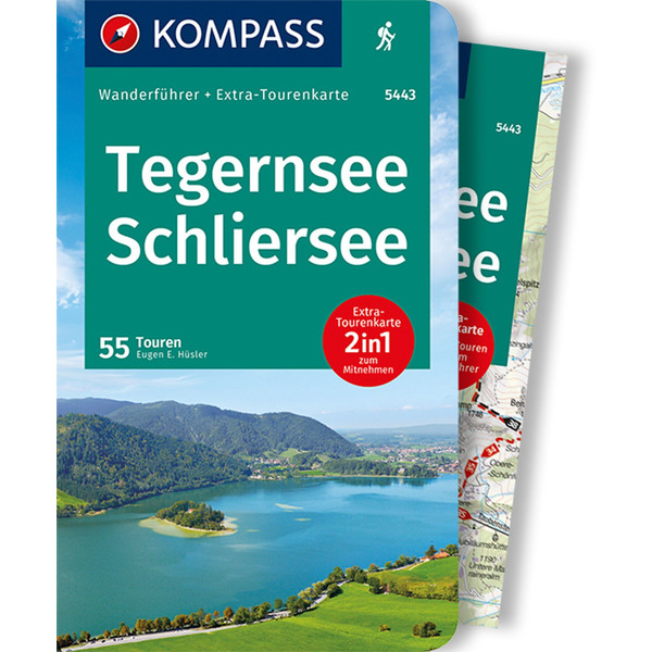 KOMPASS WANDERFÜHRER TEGERNSEE, SCHLIERSEE - Wanderführer