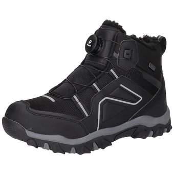 Run Lifewear Schnür Boots in schwarz