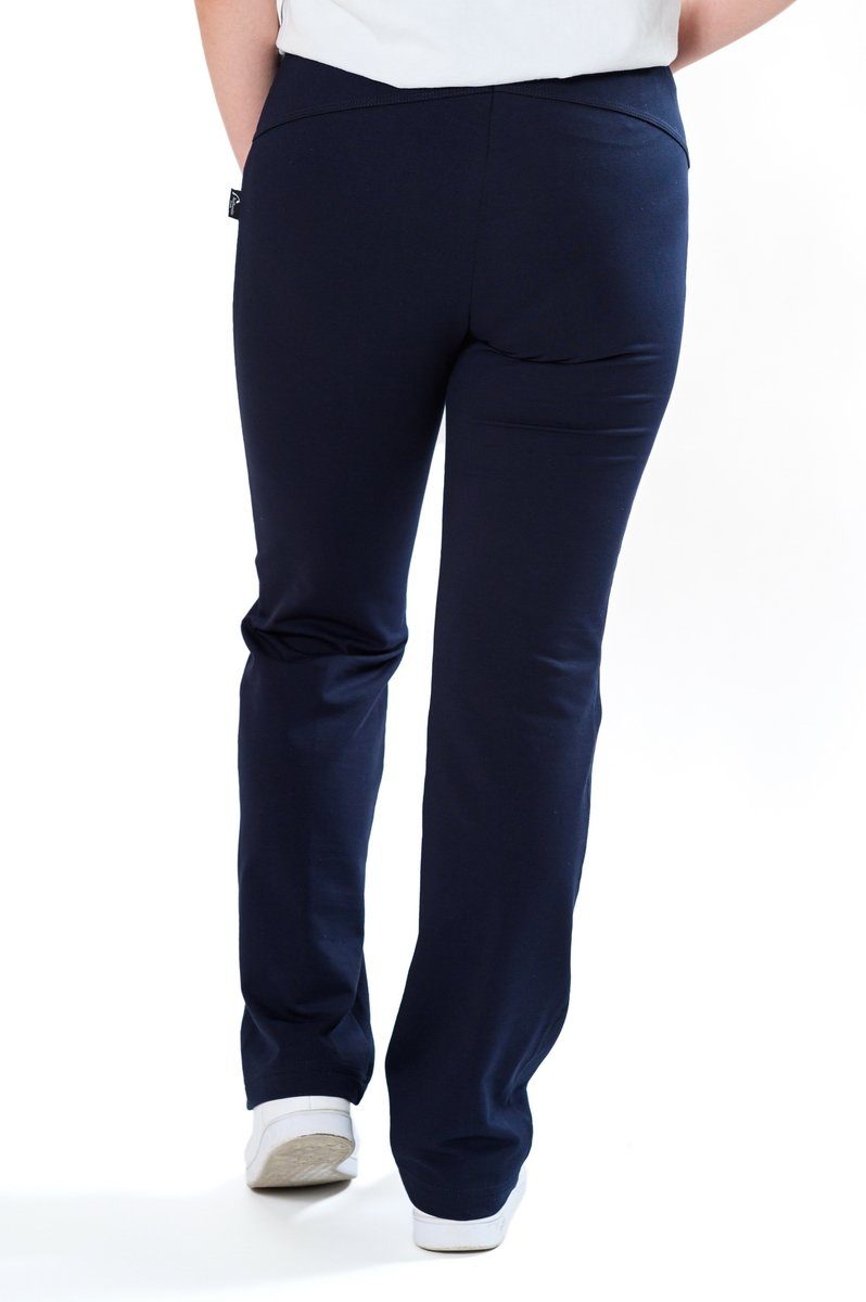 Authentic Klein Jerseyhose Bequeme Damen Jerseyhose in Kurzgrößen & Übergrößen Gummibund mit Kordel