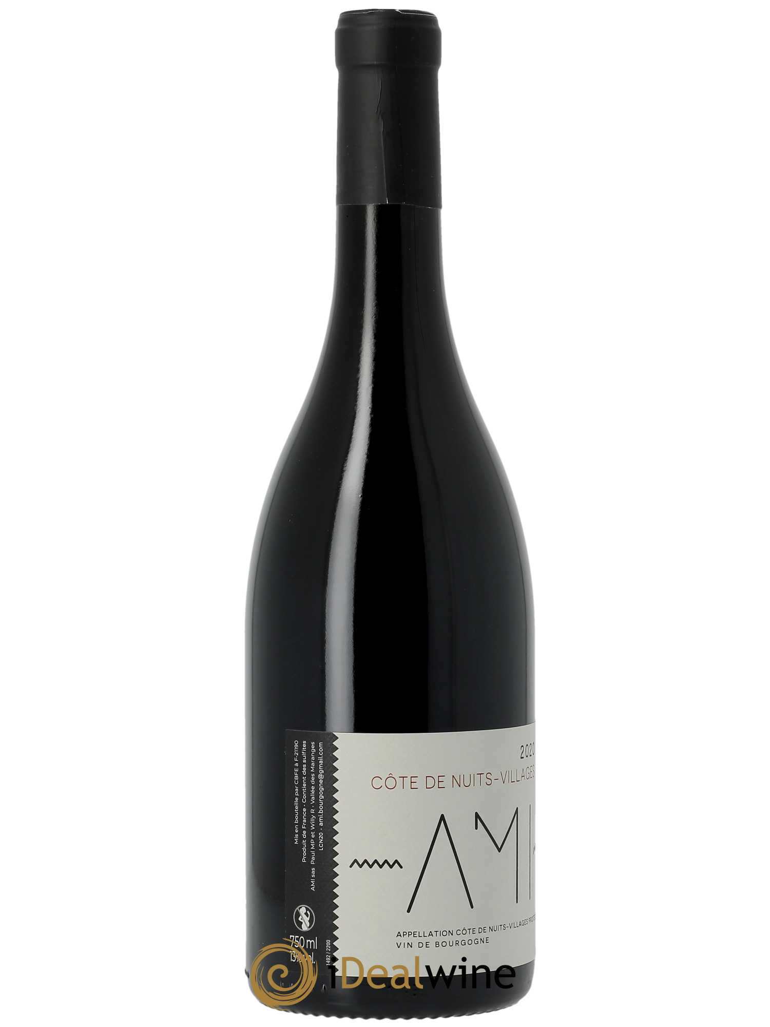 Côte de Nuits-Villages AMI (Willy Roulendes et Paul Perarnau)  2020 - Lot de 1 Bouteille