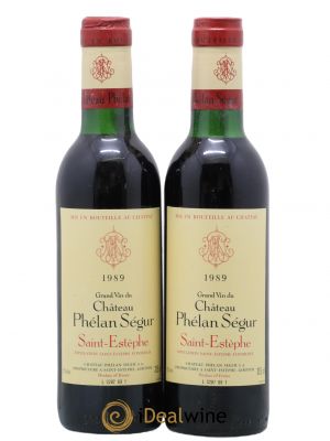 Château Phélan Ségur  1989 - Lot de 2 Demi-bouteilles