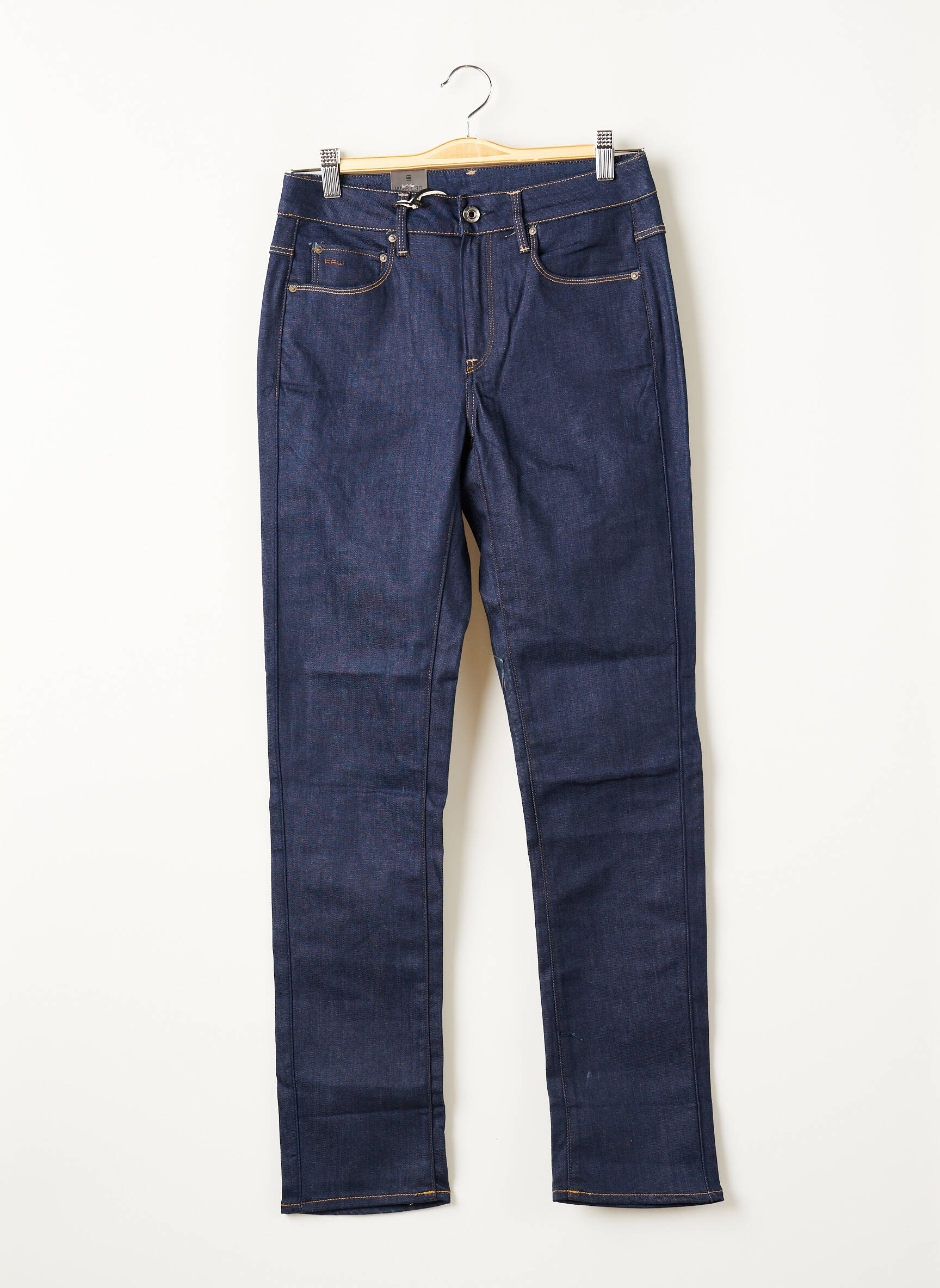 G Star Jeans Coupe Droite Femme couleur bleu