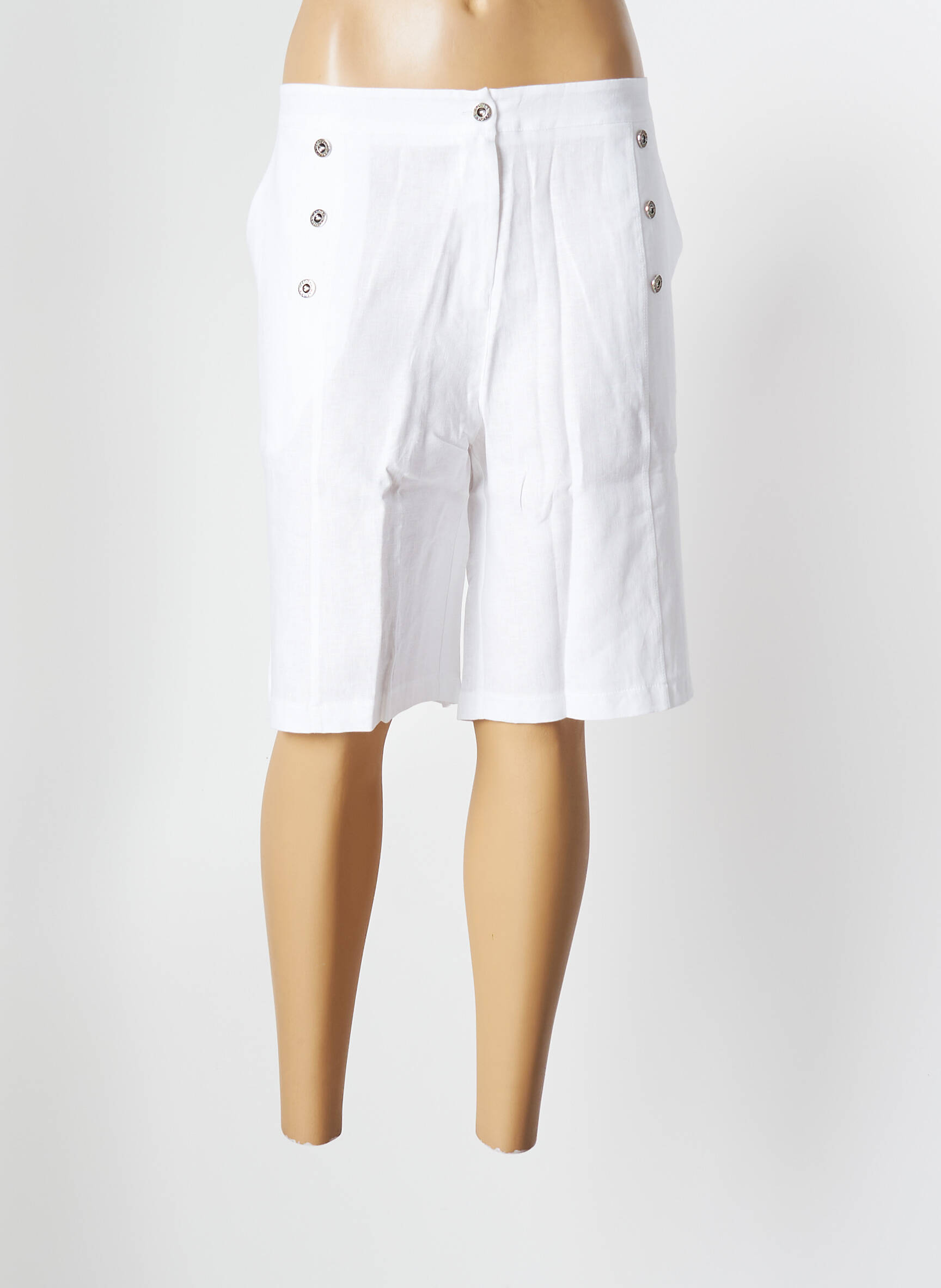 Maloka Bermudas Femme couleur blanc