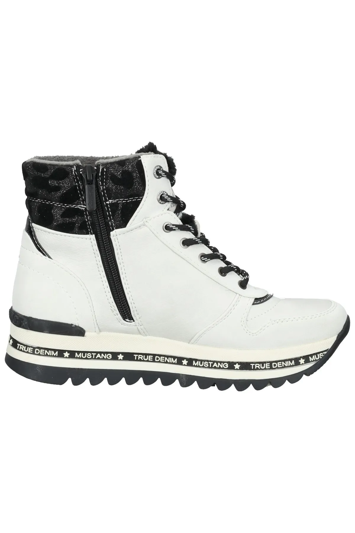 Mustang  Stiefelette - Blau - Flacher Absatz