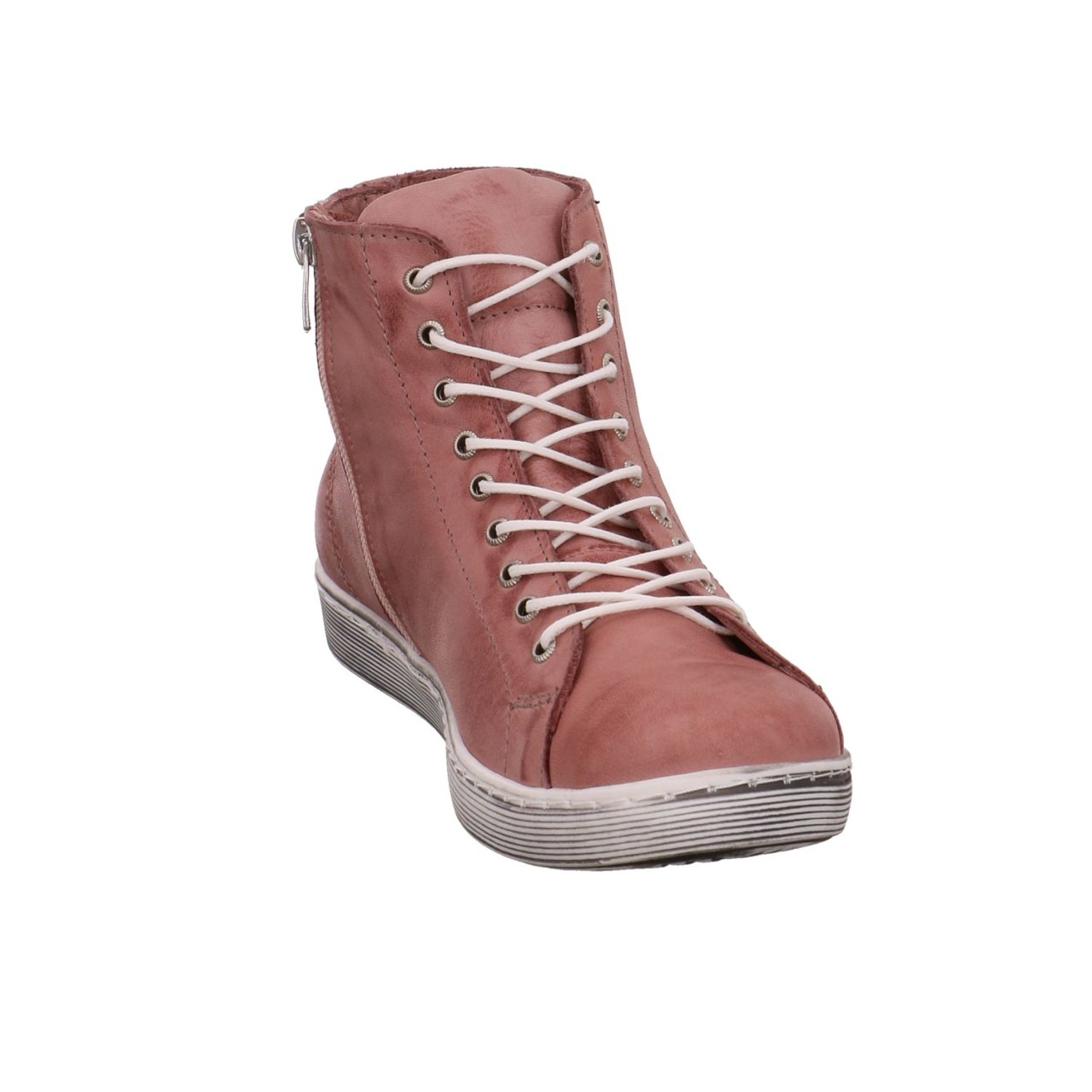 ESGANO Schnür-Stiefeletten rose
