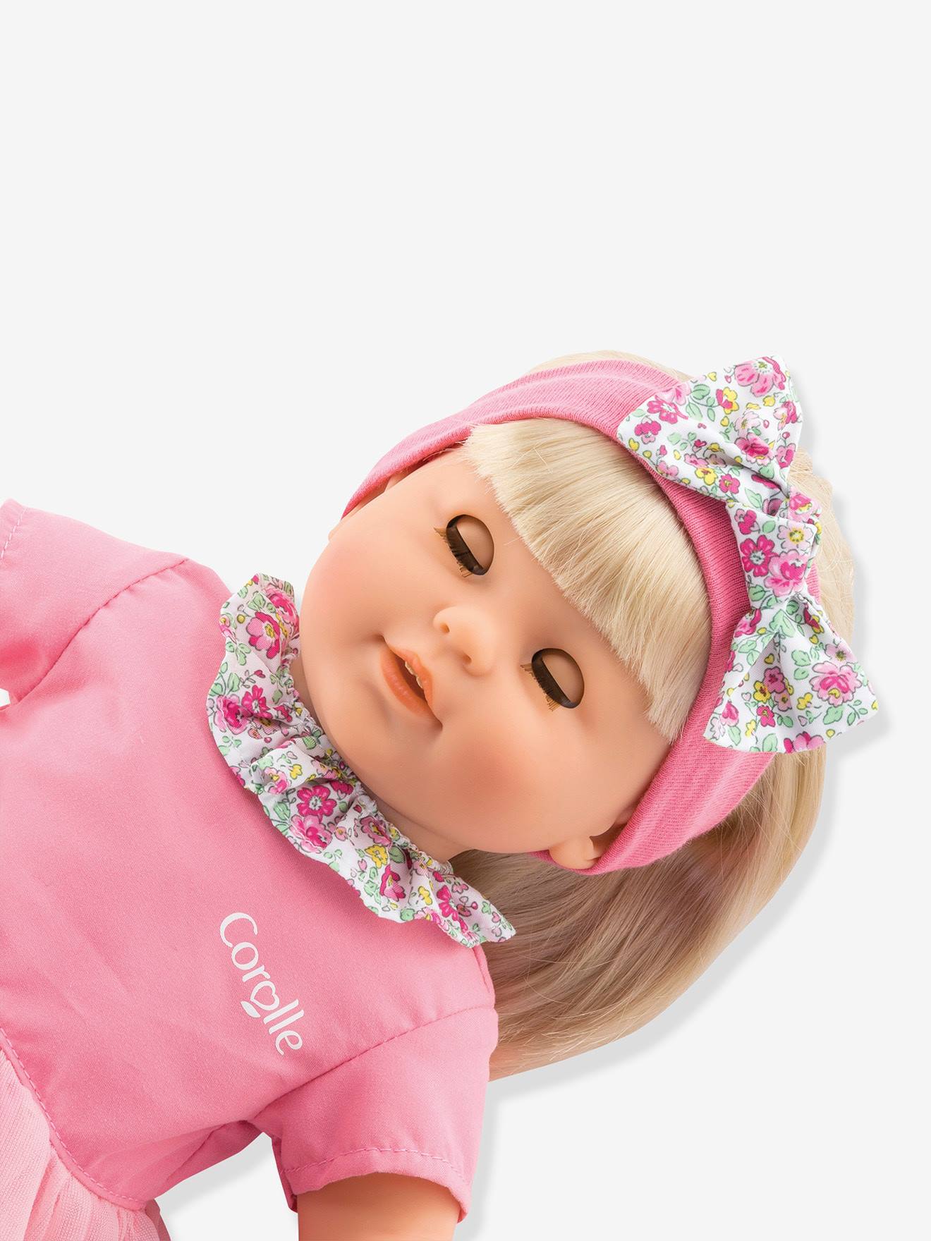 Poupée Bébé Adèle 36 cm COROLLE rose bonbon