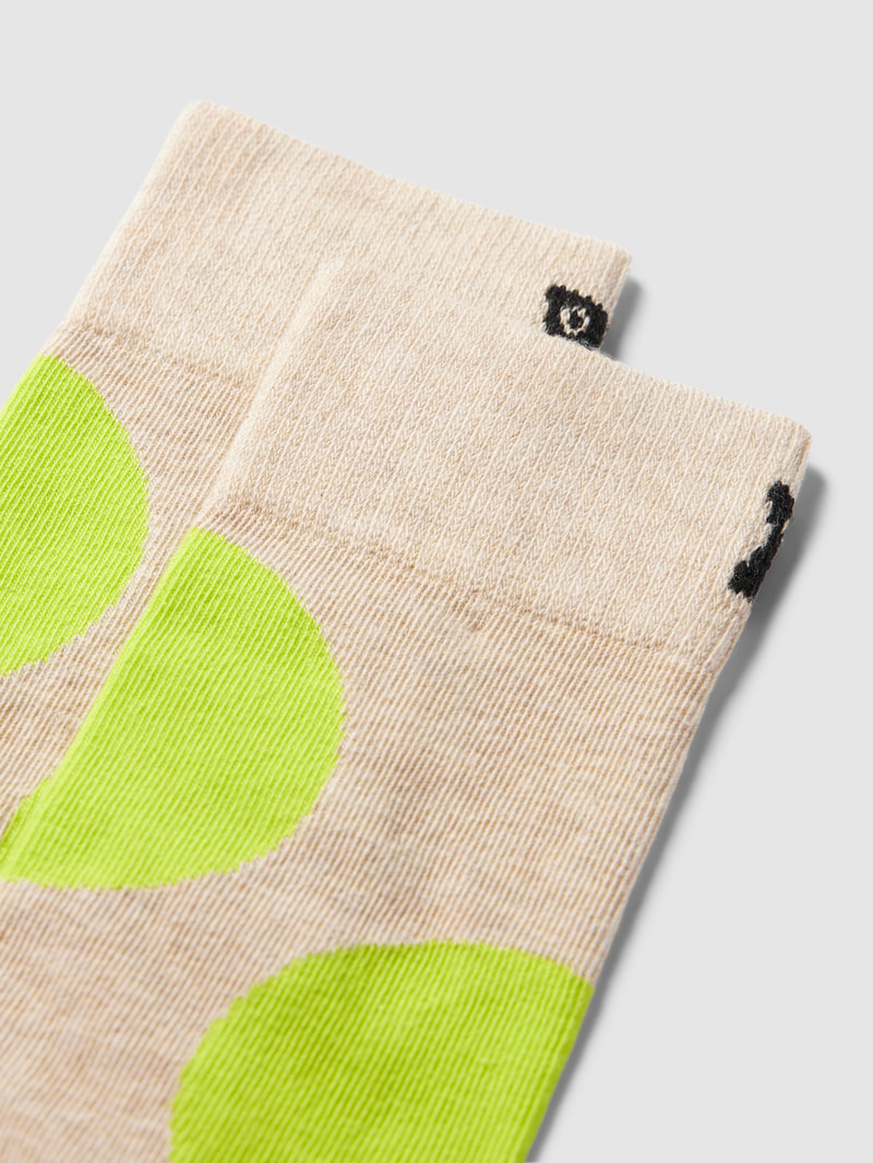 Socken mit Allover-Muster in beige