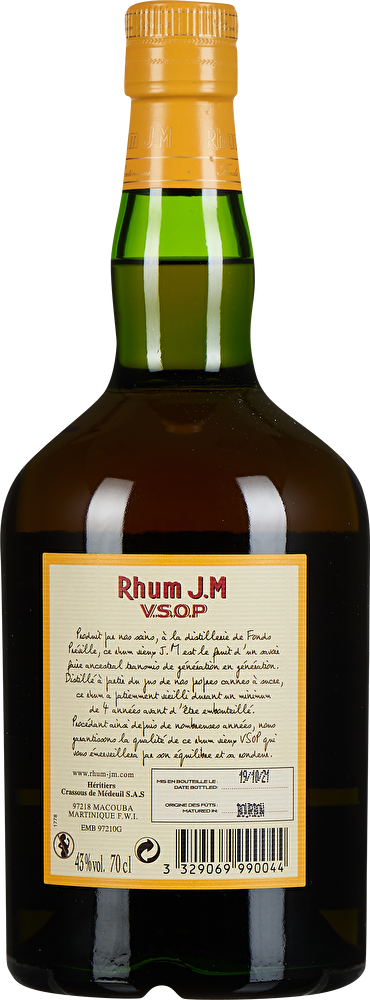 Rhum J.M Rhum Vieux Agricole VSOP 0,7 Liter im Geschenkkarton