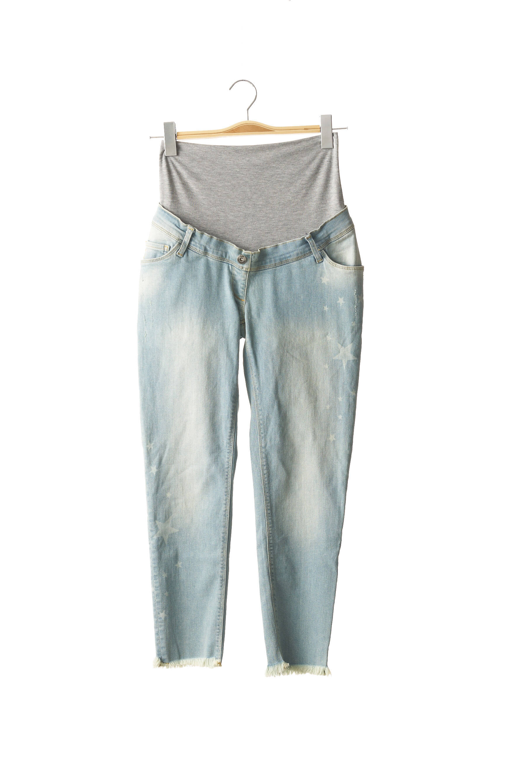 Love2wait Pantacourts Maternite Femme couleur bleu