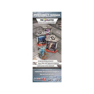 Precinct Sigma Newsstands (3) (Prepainted) (grey)
