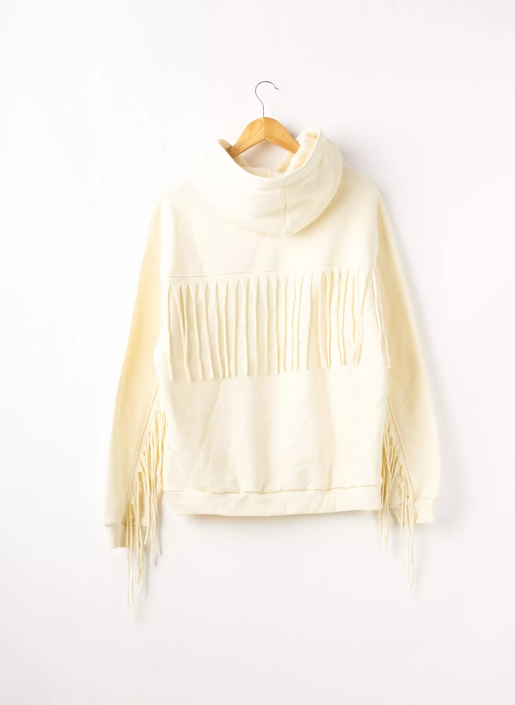 Loavies Sweat Capuche Femme couleur beige