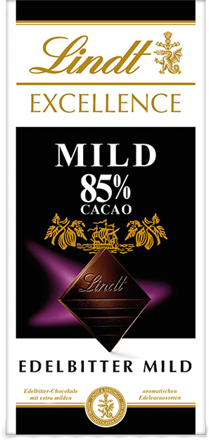 Lindt Excellence Mild 85% Tafel