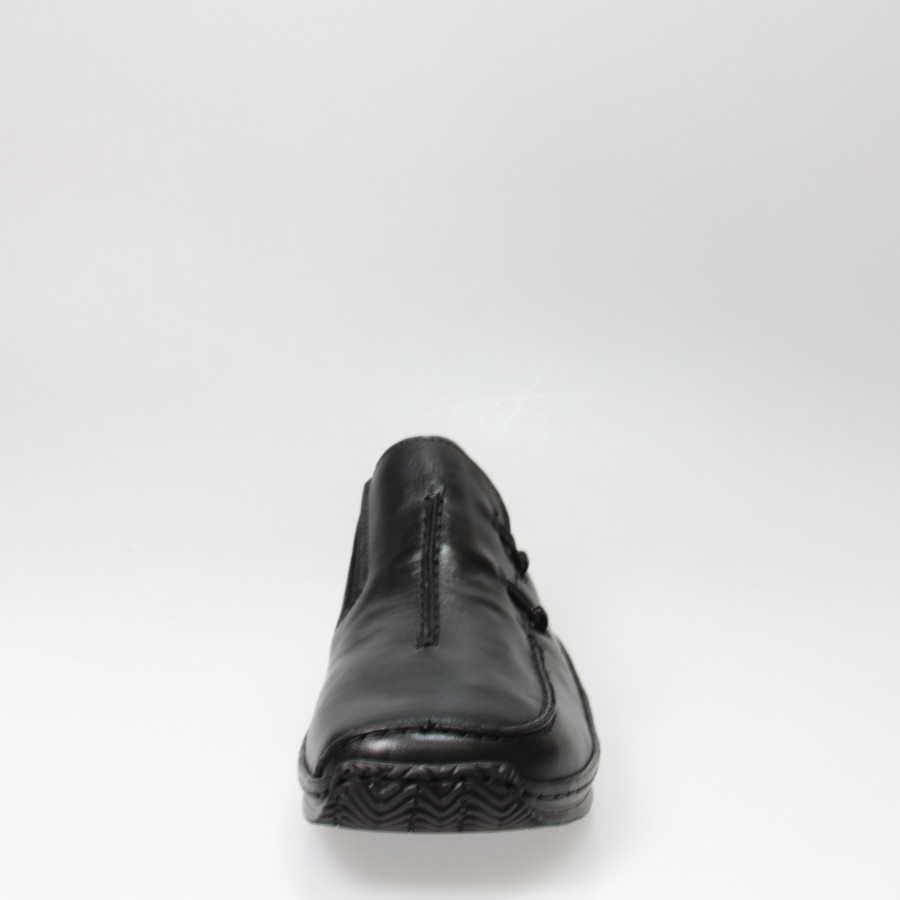 RIEKER Komfort Slipper schwarz