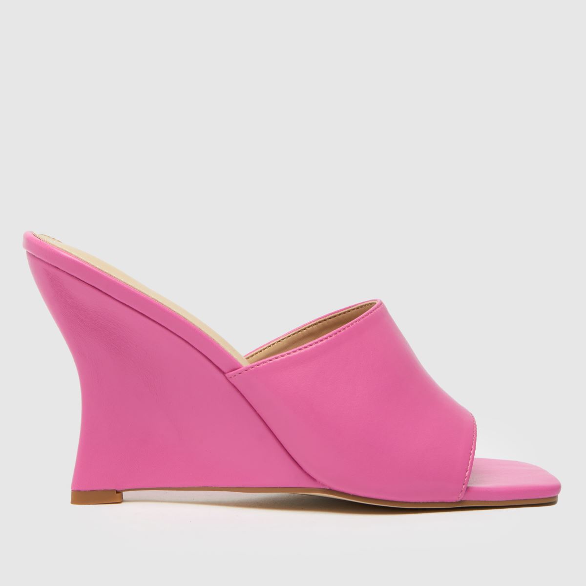 Schuh Samira éksarkú papucs rózsaszín magassarkúban