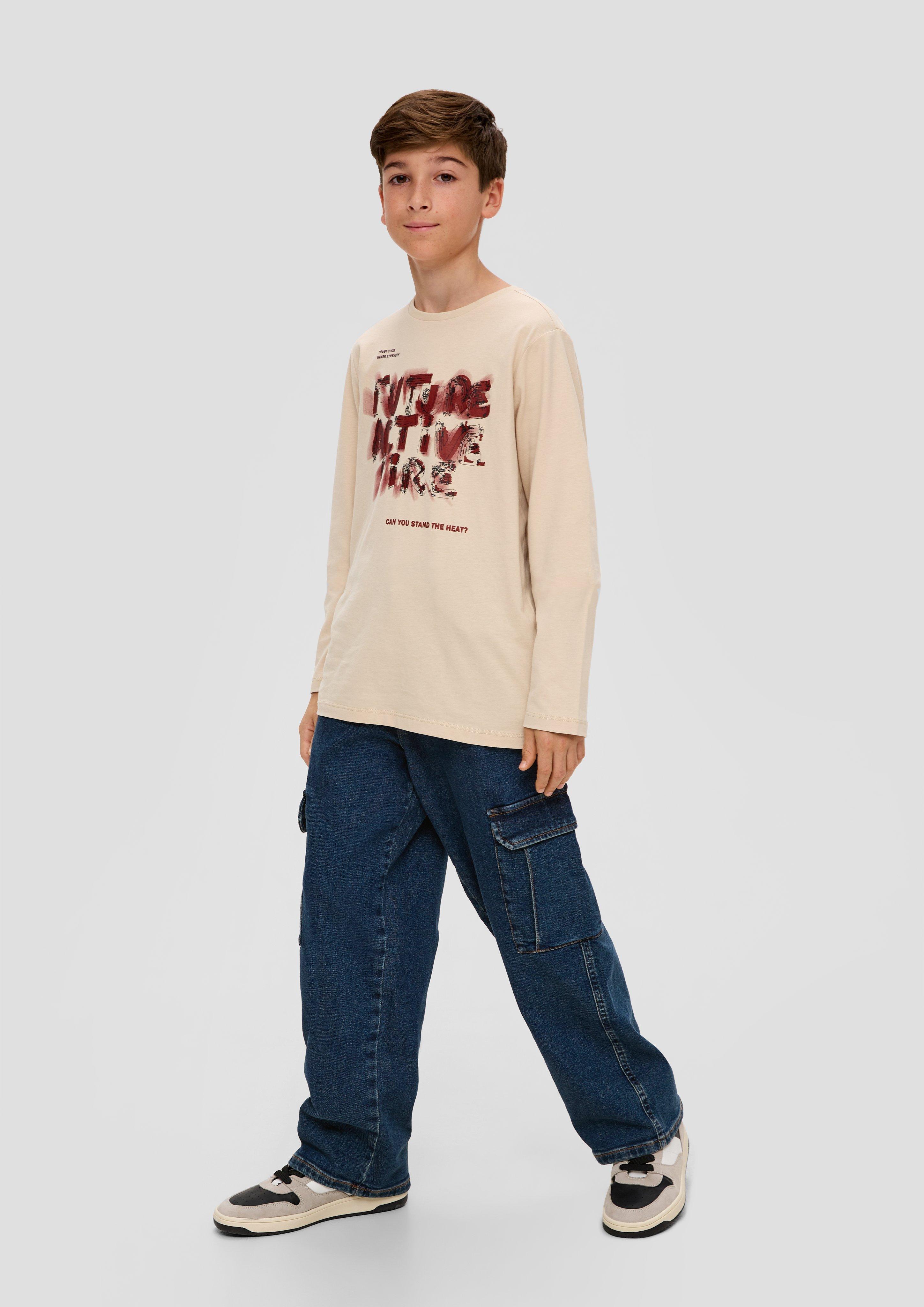 Jeans / Relaxed Fit / Mid Rise / Wide Leg / Cargotaschen  2134766-57Z2