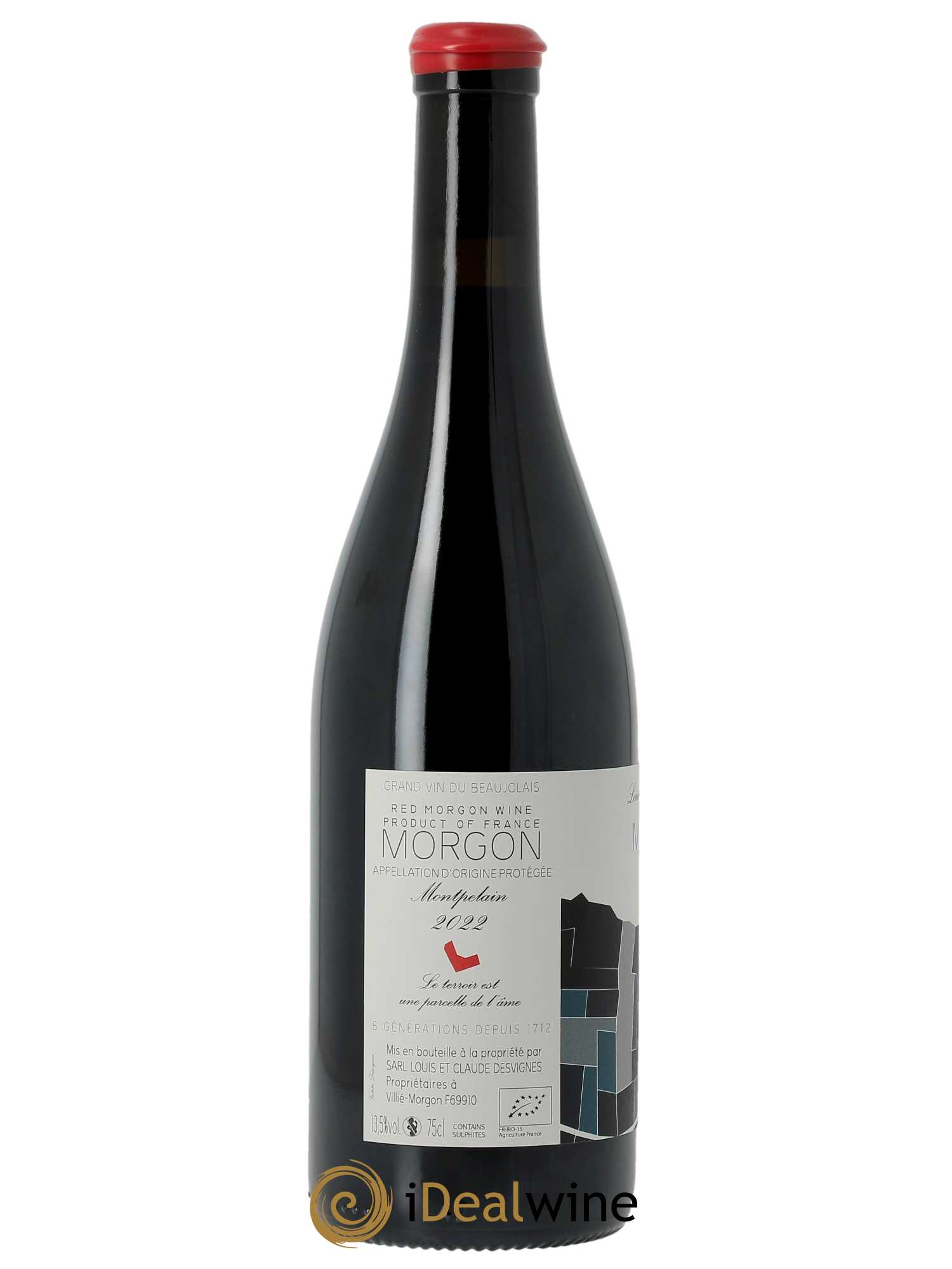 Morgon Montpelain Louis-Claude Desvignes  2022 - Lot de 1 Bouteille