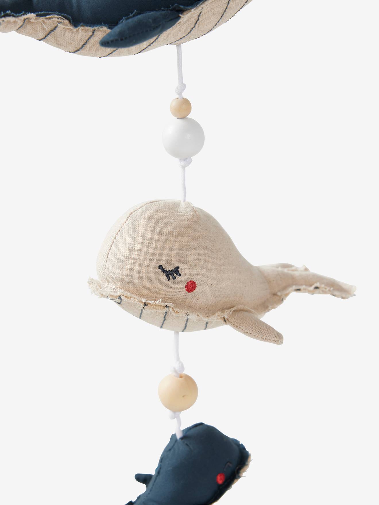 Vertbaudet Baby Musikmobile NAVY SEA - beige meliert