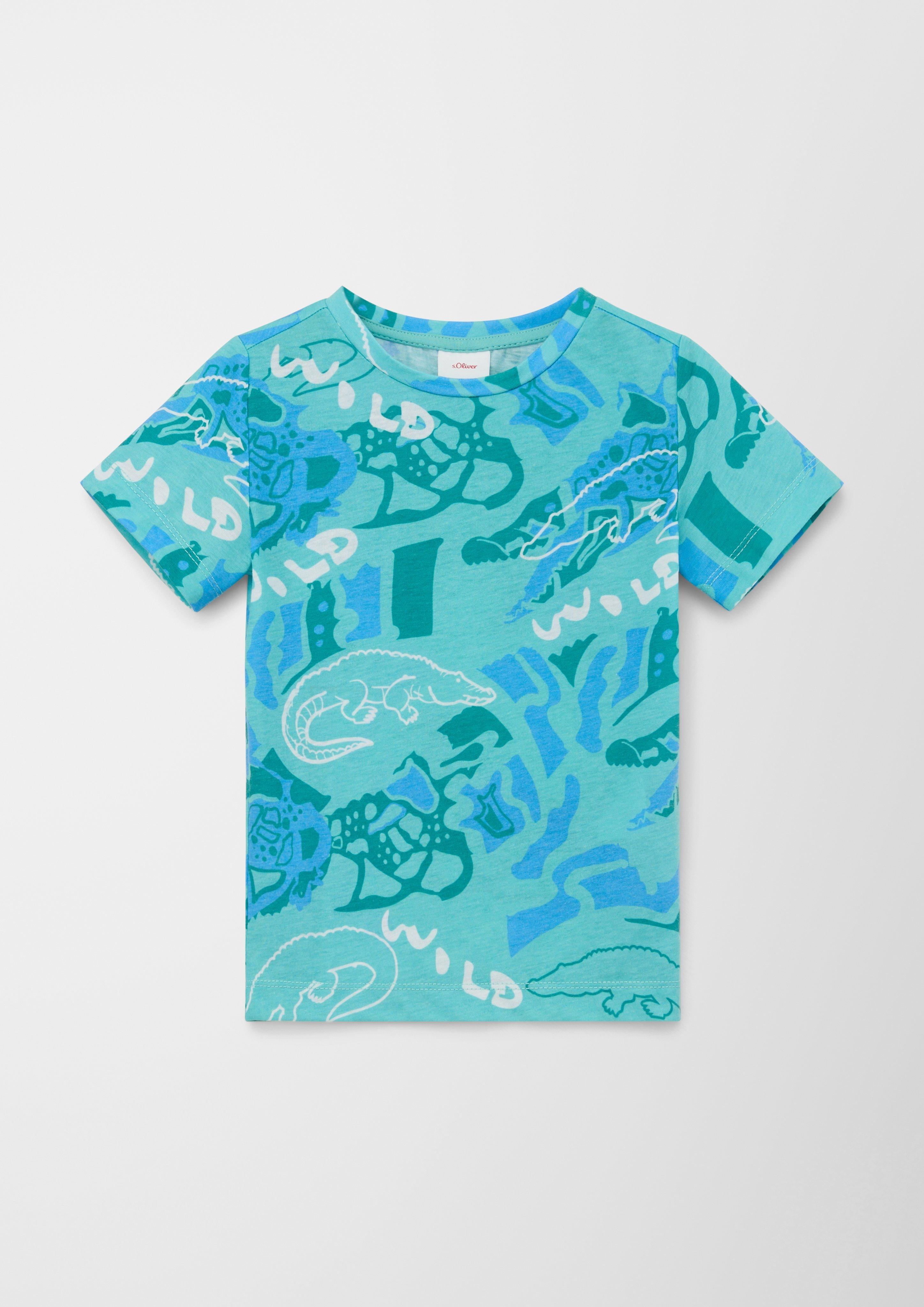 T-Shirt mit Alloverprint  2130663-66A2