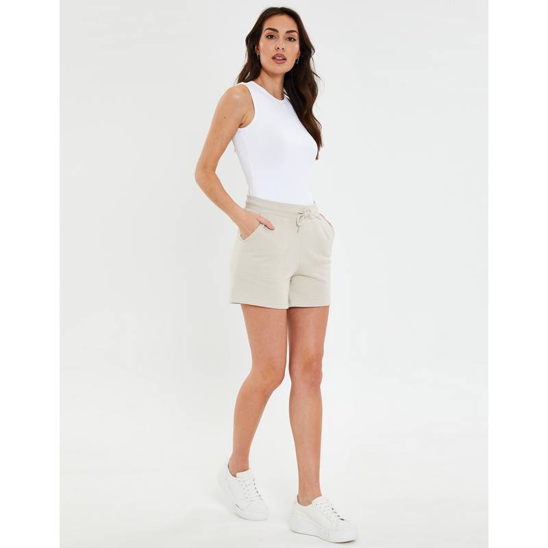 Threadbare THB Spencer Jersey Tie Waist Short Shorts Damen