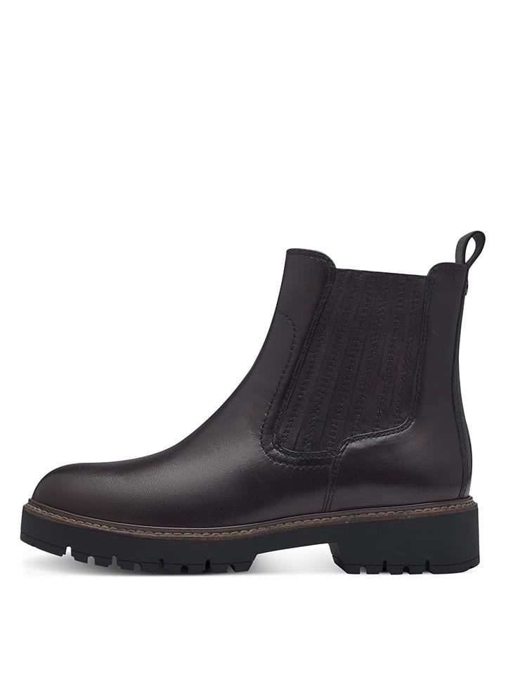 Tamaris Leder-Boots in Braun günstig kaufen