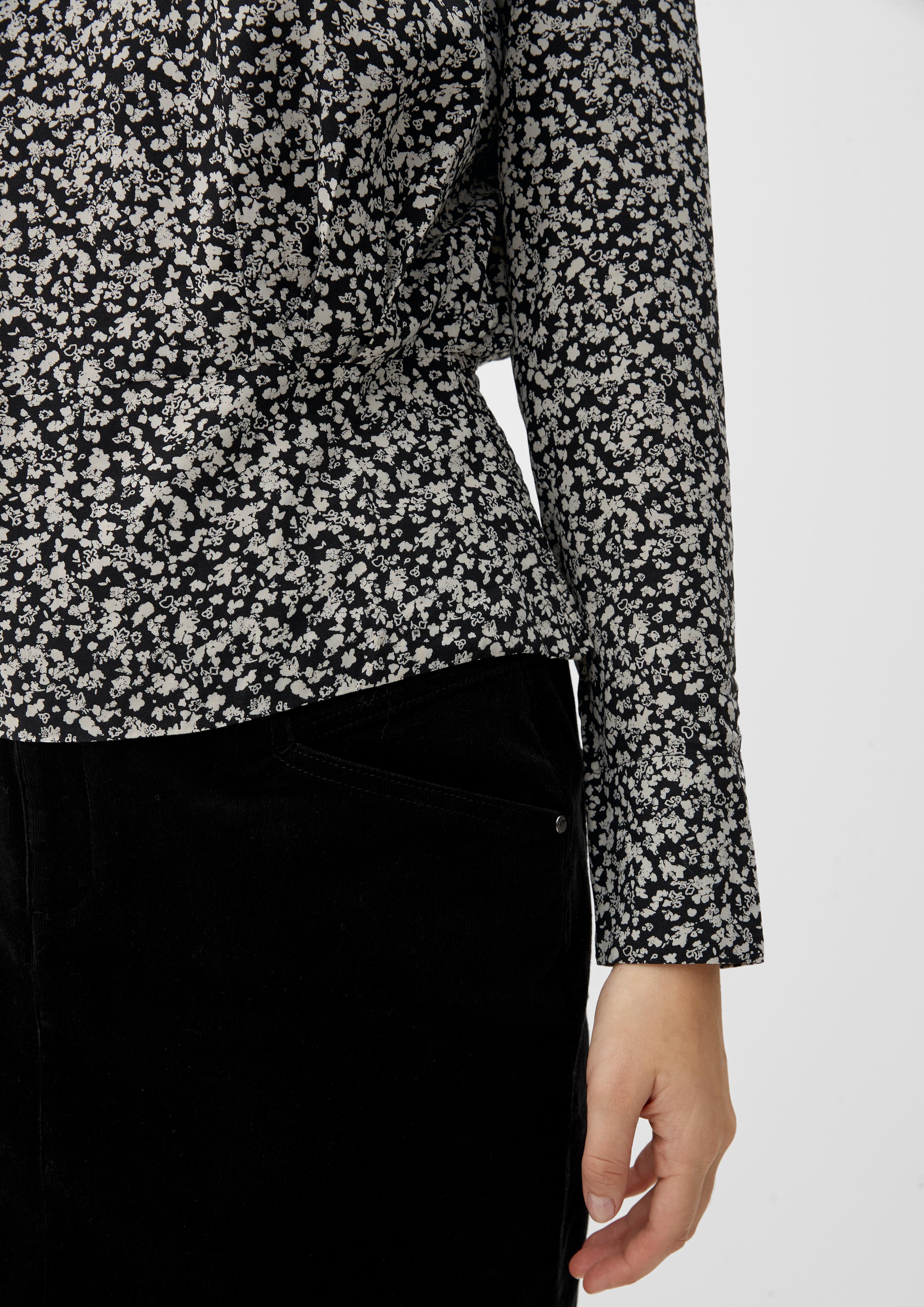 Viskose-Bluse mit Alloverprint  2120819-99A2