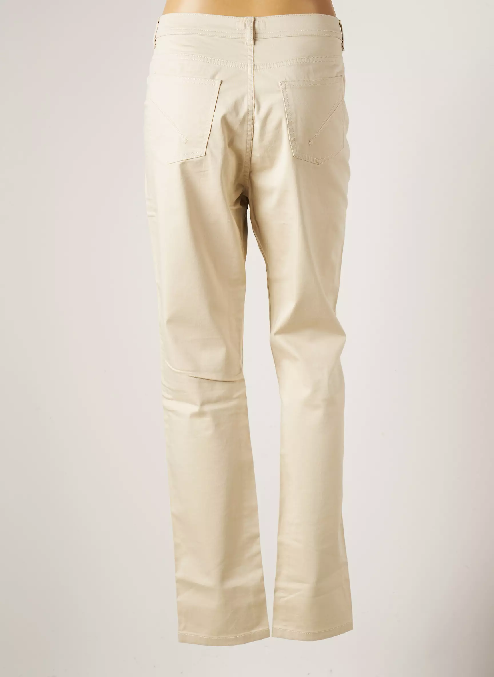 Impaqt Pantalons Slim Femme couleur beige