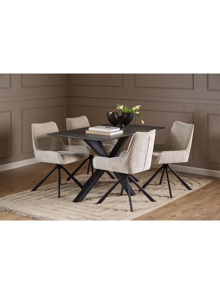 ebuy24 Esszimmerstuhl Eddie Beige 2er Set günstig kaufen onesize