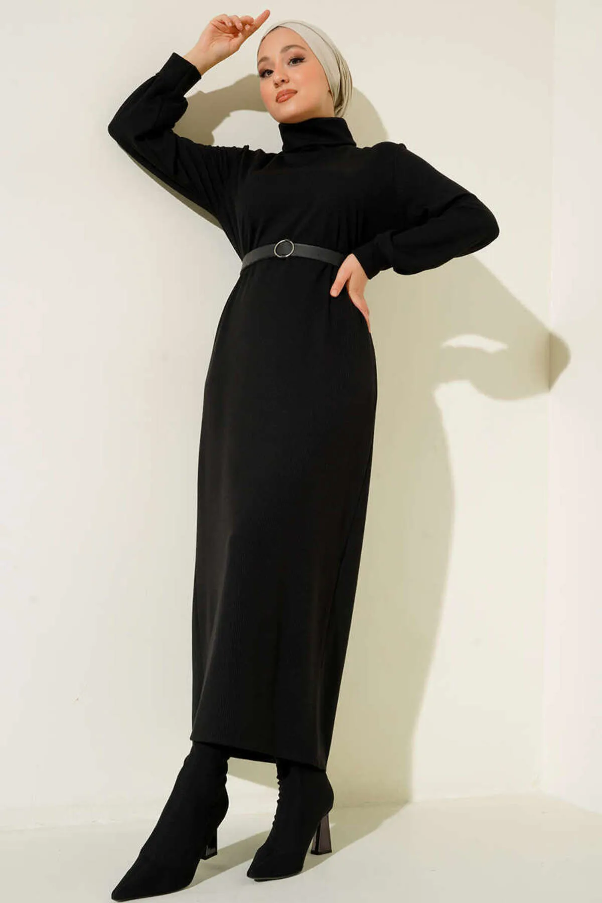 VOLT CLOTHİNG  Kleid - Schwarz - Basic