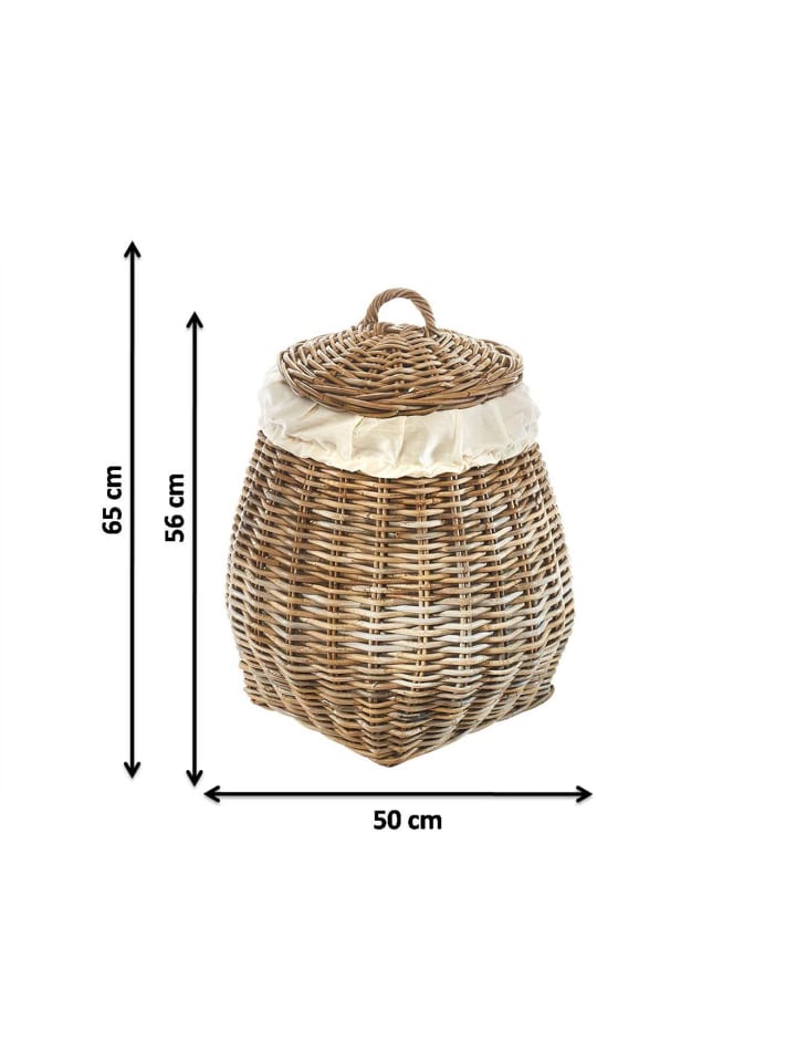 kobolo Wäschekorb PEAR in Braun günstig kaufen onesize