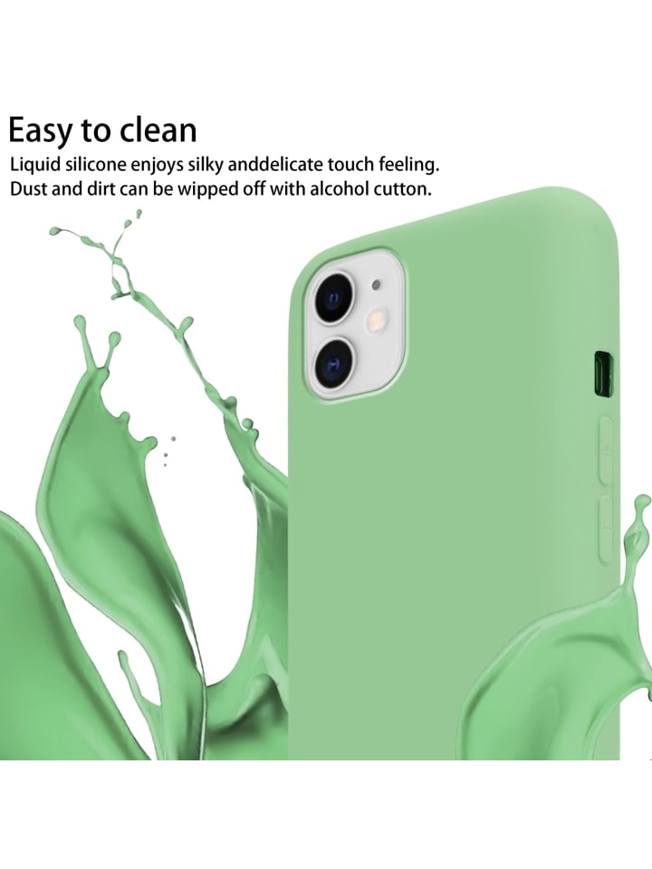 cadorabo Handykette für Apple iPhone 11 Hülle in LIQUID HELL GRÜN günstig kaufen iPhone 11