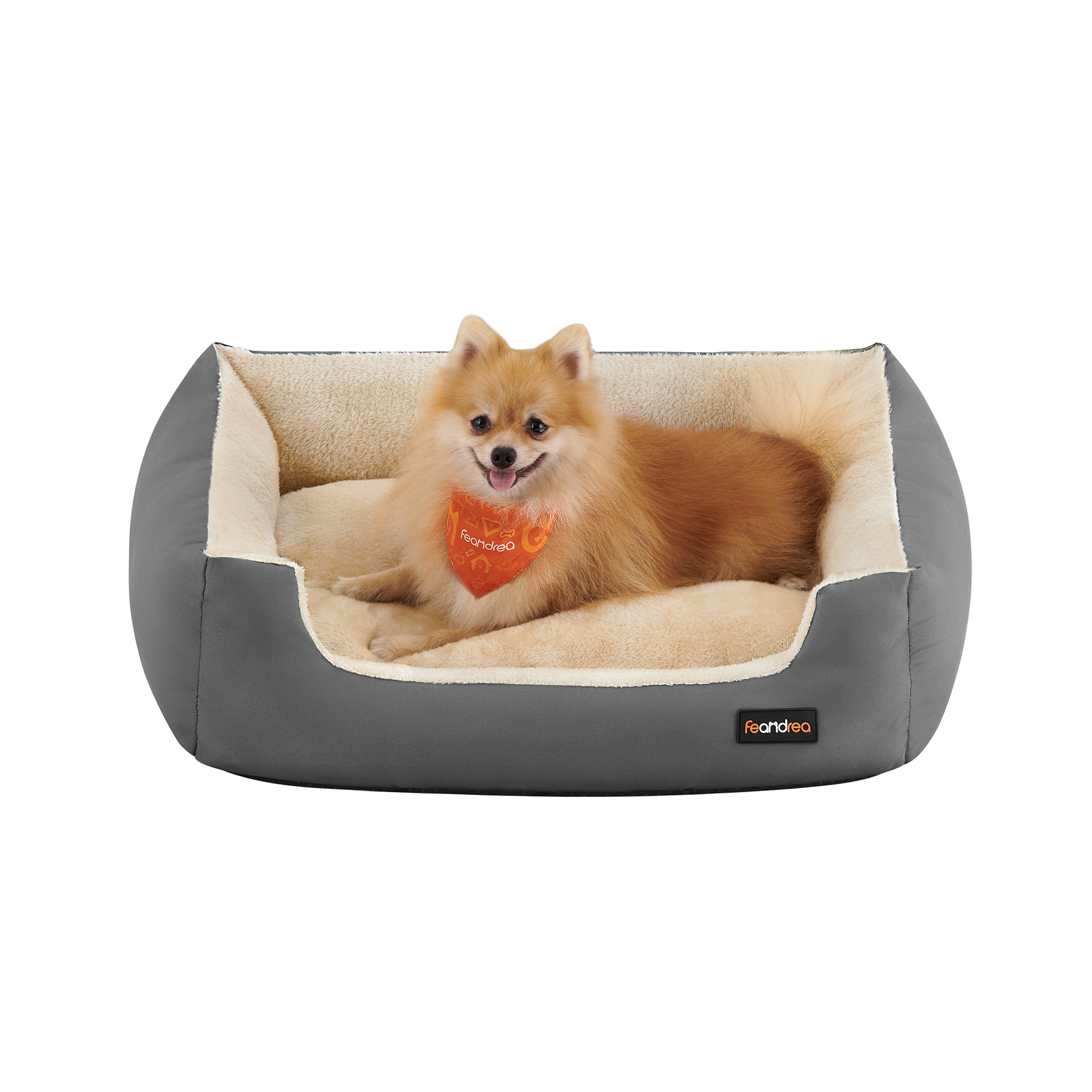 FEANDREA Hundebetten FEANDREA L-XL Hundebett, mit Wendekissen L
