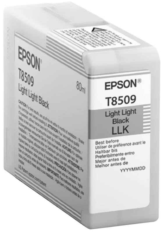 Epson T8509 Original Tintenpatrone C13T850900 Hellschwarz