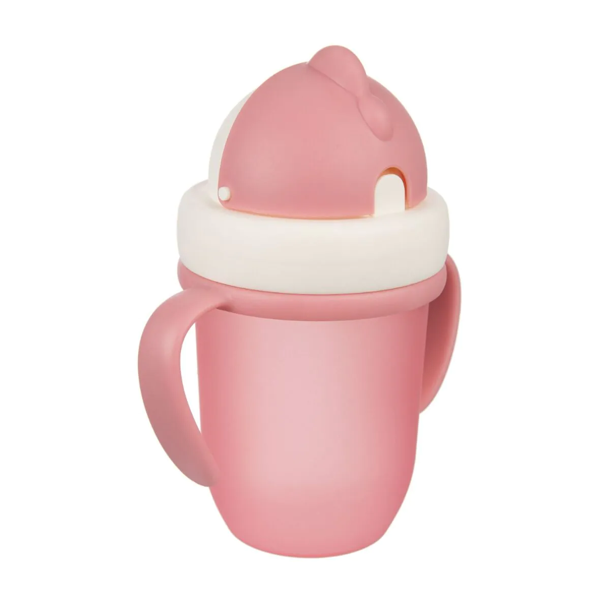 Canpol Babykop med foldbart silikonesugerør, matte pasteller