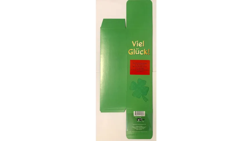 Geschenkkartonage LED-Illuminierte Sektbox Viel Glück inkl. Batterien